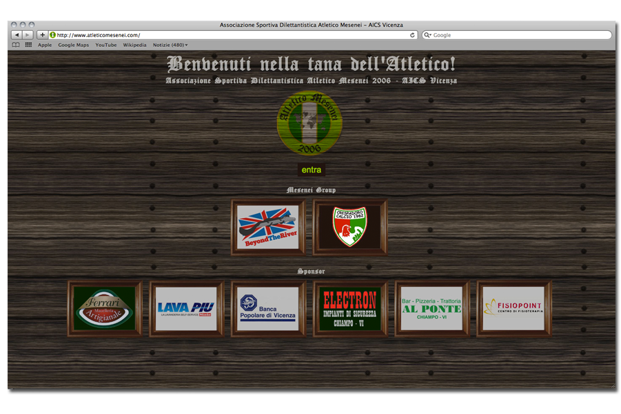 home page atletico mesenei