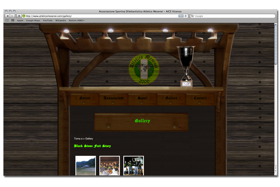 web page atletico mesenei