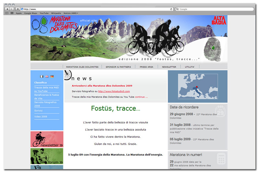 home page calimero non esiste